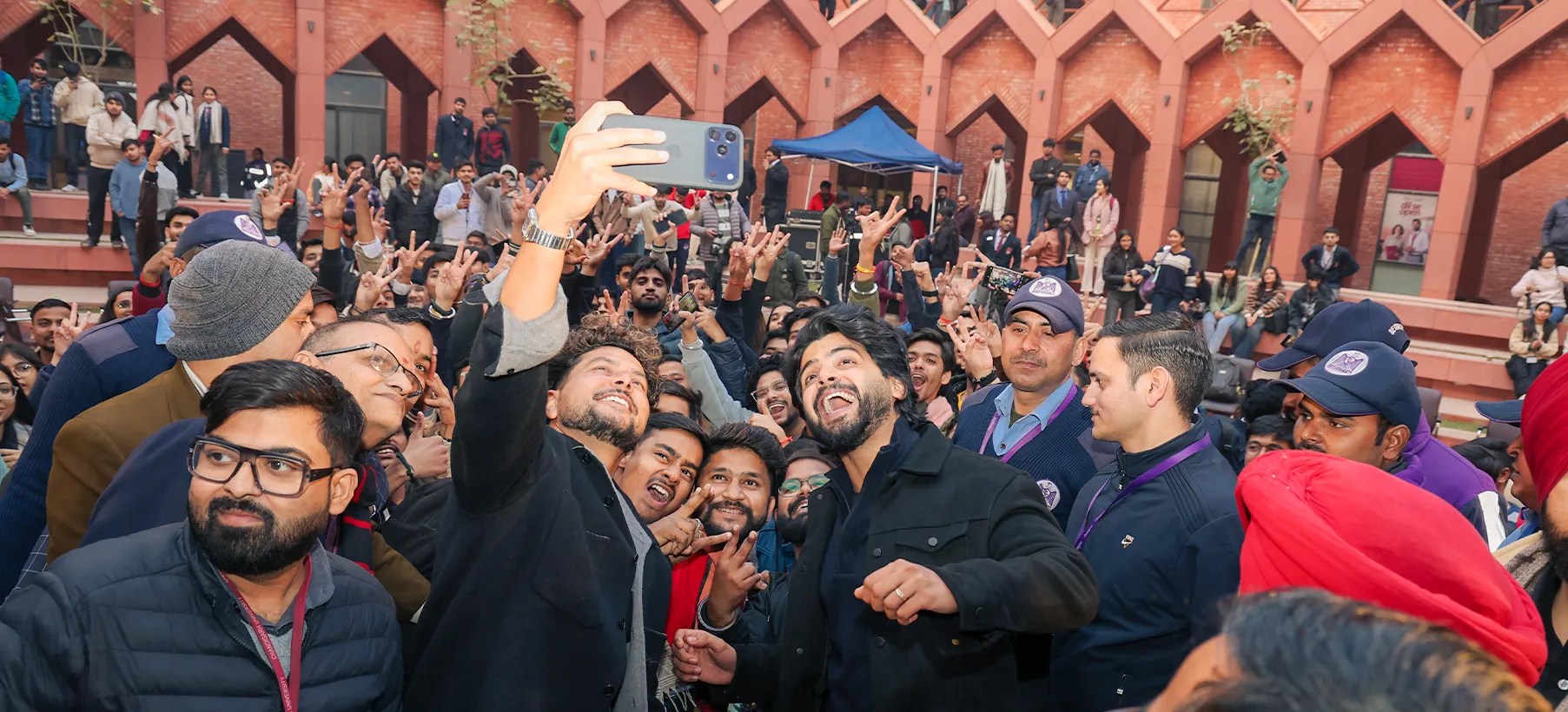 Kuldeep Yadav at Chandigarh University Uttar Pradesh