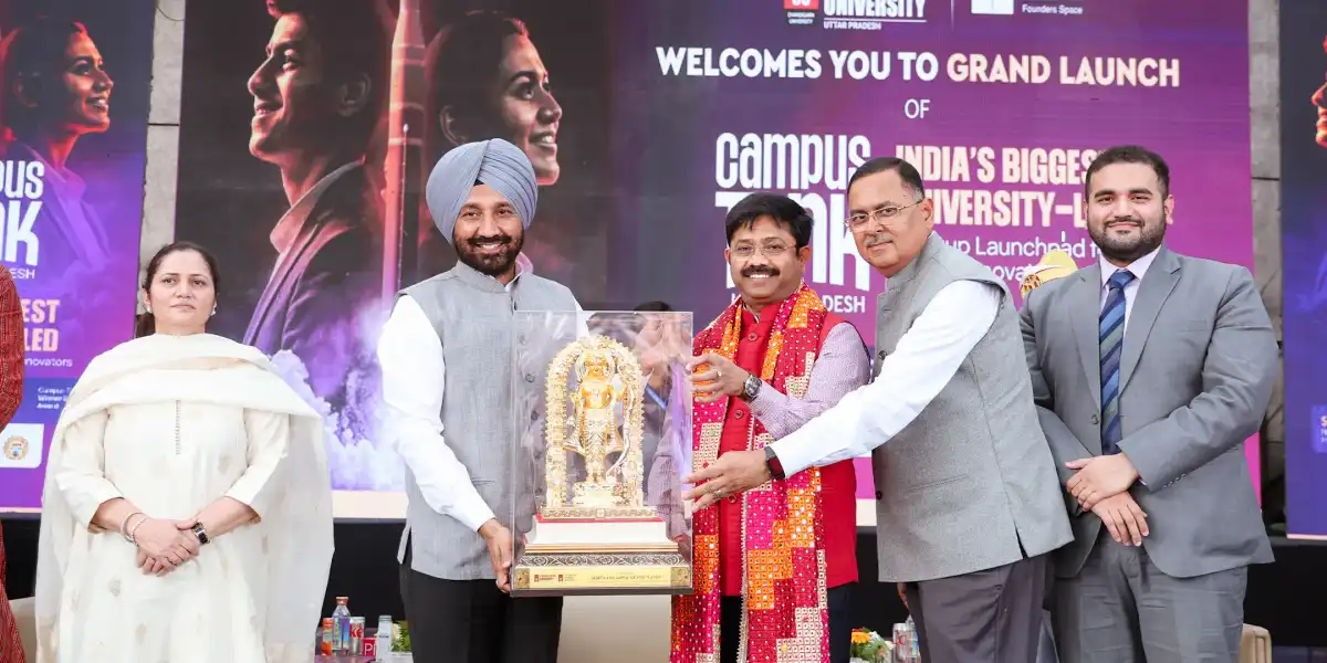 The Campus Tank launch at Chandigarh University Uttar Pradesh