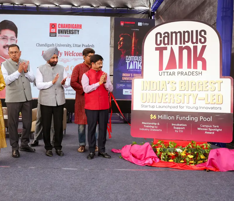 Launch of Campus Tank Uttar Pradesh at Chandigarh University, Uttar Pradesh
