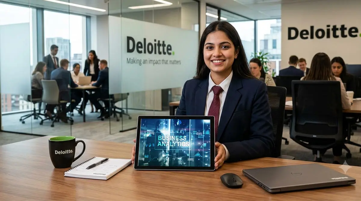 BBA (Business Analytics )(Hons.) - Deloitte Graphic 1