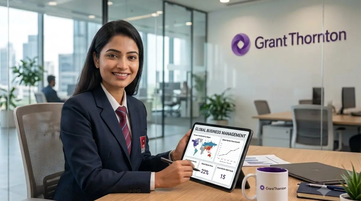 MBA (Global Business Management) with Grant Thornton Graphic 1